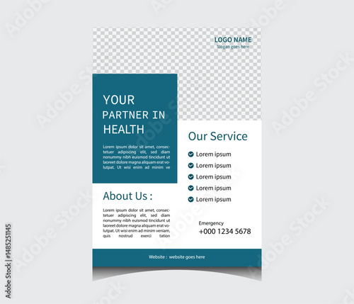 simple flyer layout for medical professionals
