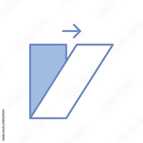 Shear Vector icon