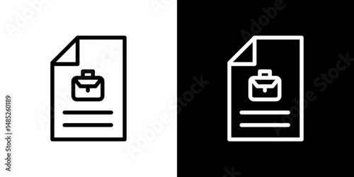 Jetpack icon line art, vector set