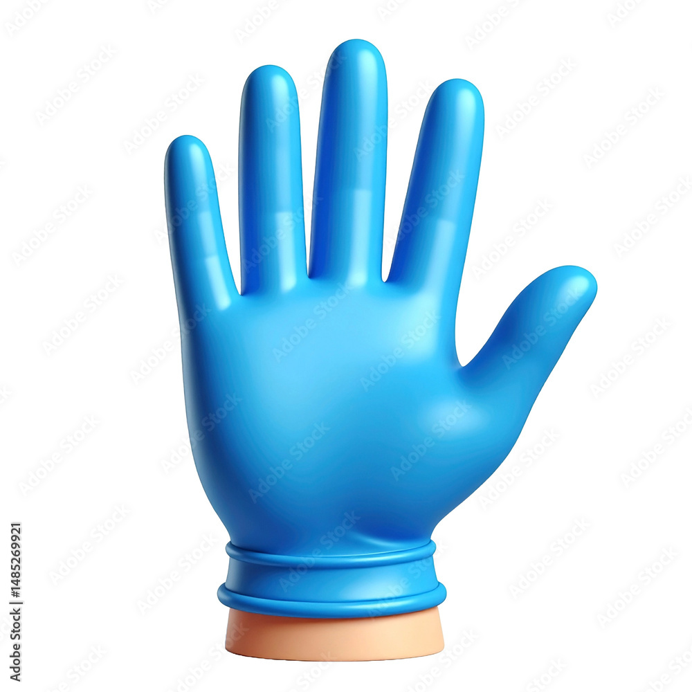 Obraz premium A medical glove offering protection and cleanliness