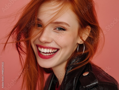 Smiling young woman with vi...