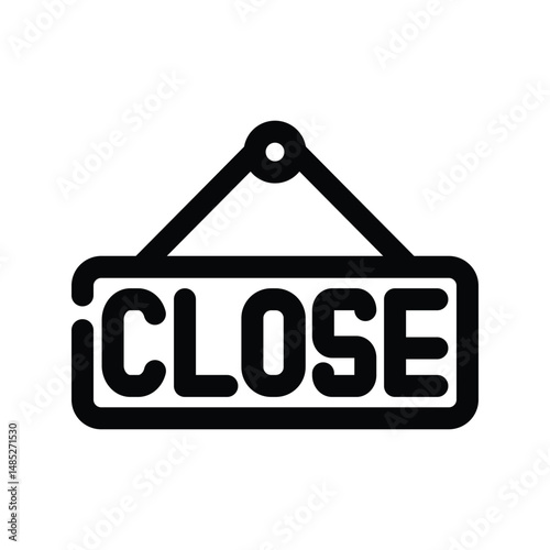 Open Close icon design template