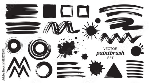 A dynamic collection of expressive ink brush strokes in vector format. Perfect for adding bold, artistic flair to posters, logos, and digital artwork.