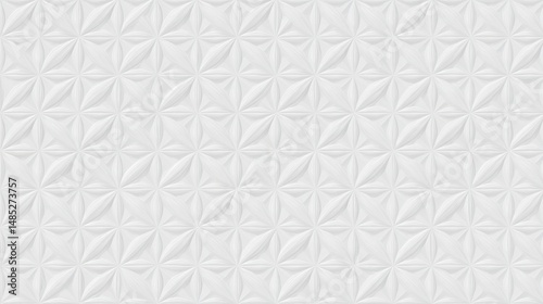 Abstract white geometric background wallpaper template