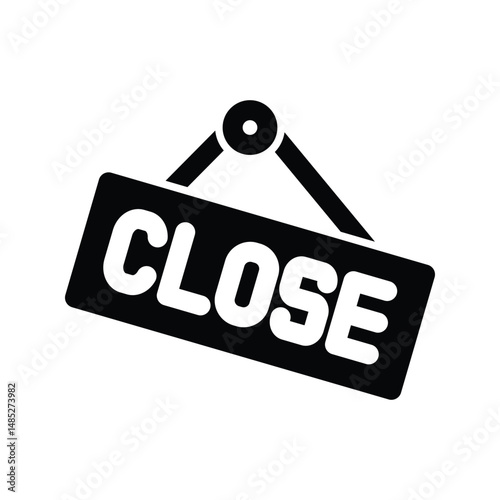 Open Close icon design template