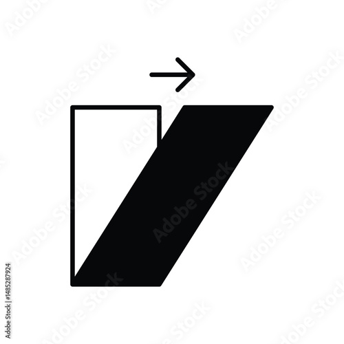 Shear Vector icon