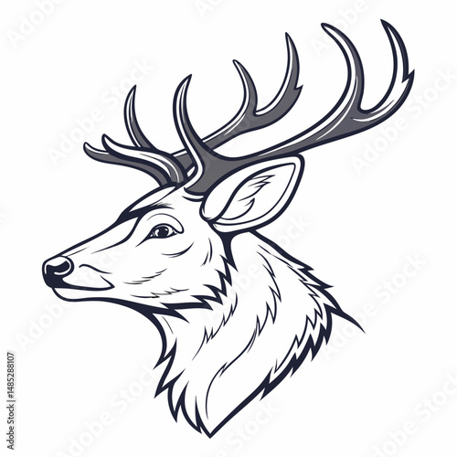 deer head silhouette