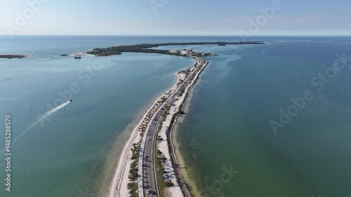 Wallpaper Mural Honeymoon Island At Clearwater In Florida United States. Nature Park Landscape. Paradise Scenery. Waterfront Beach Park. Honeymoon Island At Clearwater In Florida United States.  Torontodigital.ca