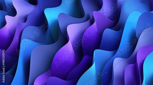 abstract wave pattern with smooth gradient