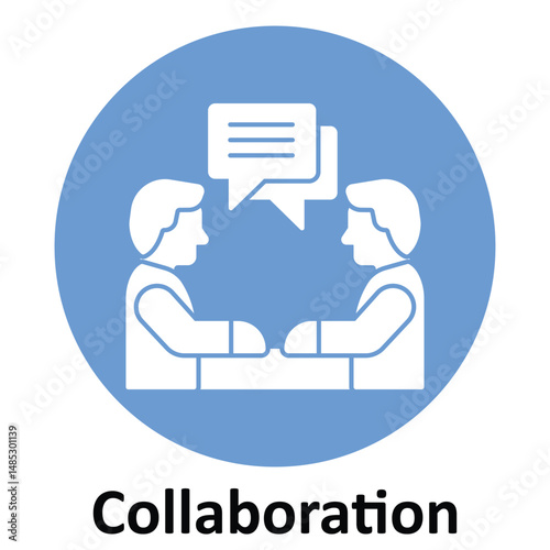 Collaboration Vector icon which can easily modify or edit