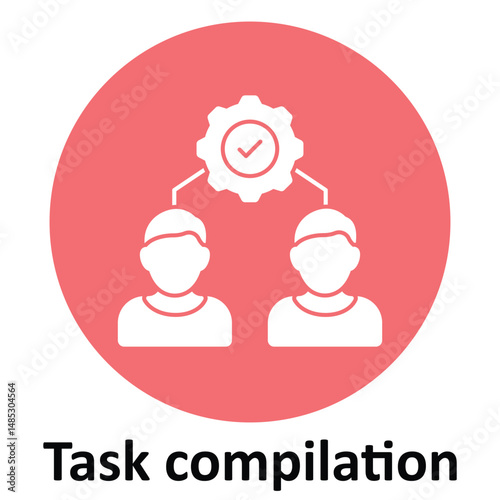 Task compilation Vector icon which can easily modify or edit