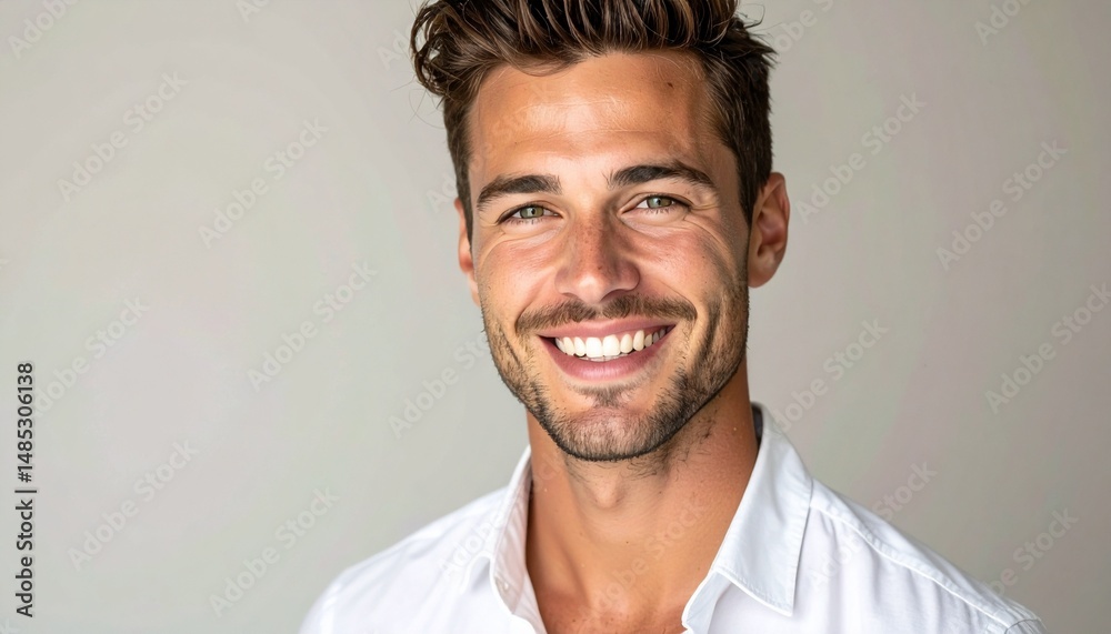 Obraz premium SNS用ビジネスポートレート,男性,Business portrait for social media, men