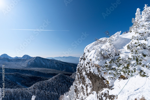 厳冬期の天狗岳