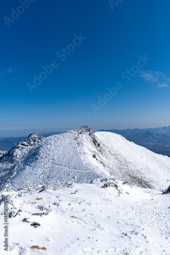 厳冬期の天狗岳