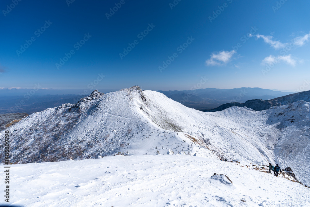 Fototapeta premium 厳冬期の天狗岳