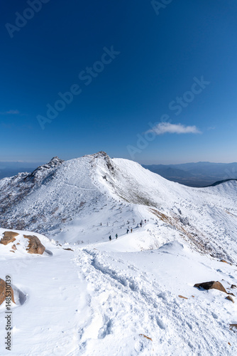 厳冬期の天狗岳