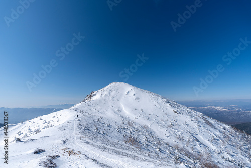 厳冬期の天狗岳