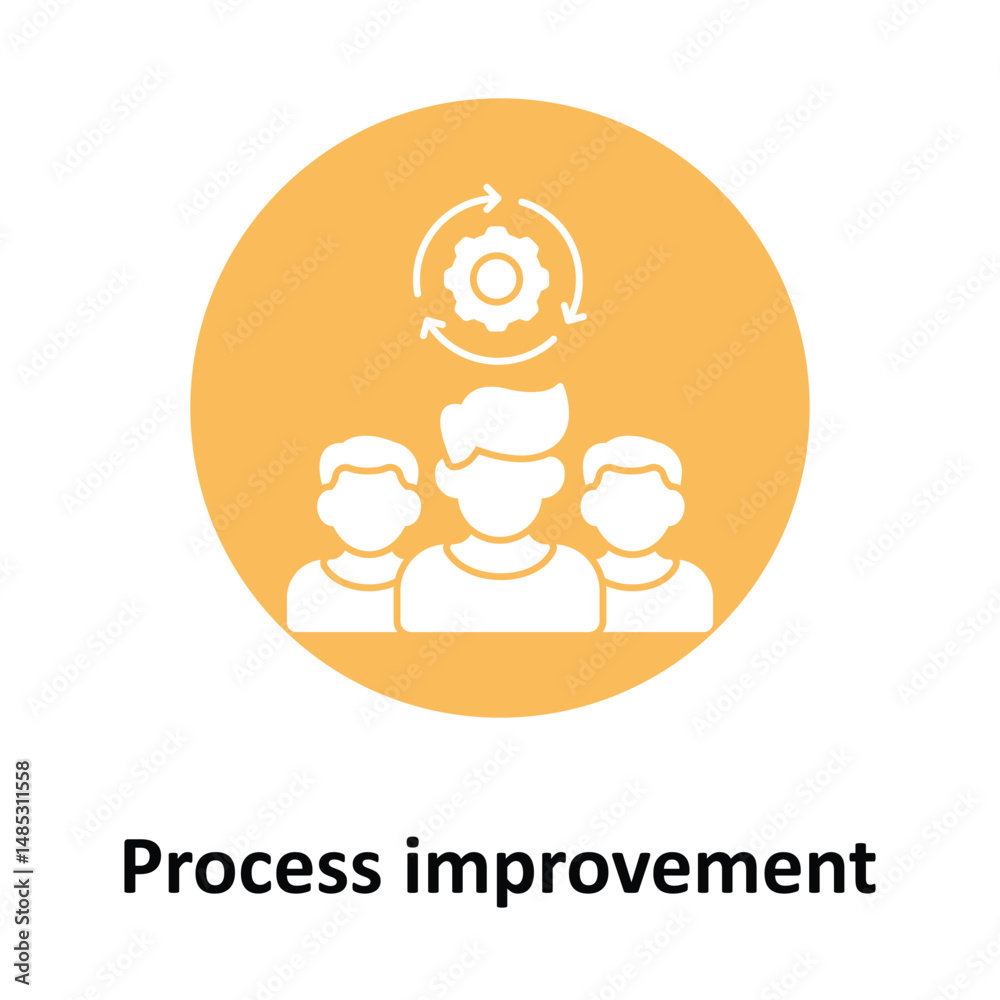 Process improvement Vector icon which can easily modify or edit Process improvement Vector icon which can easily modify or edit