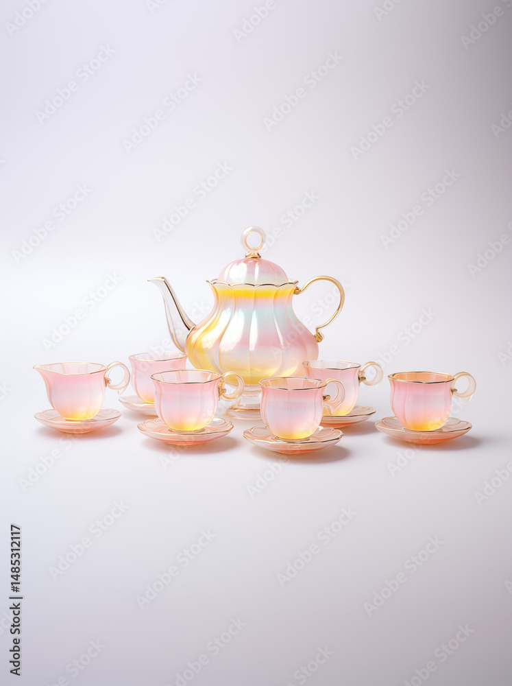 Fototapeta premium porcelain tea set
