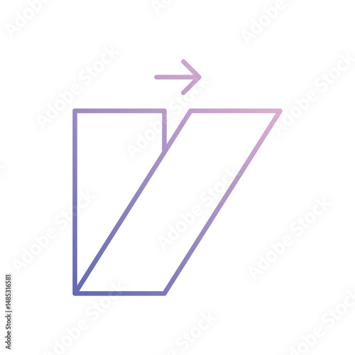 Shear Vector icon