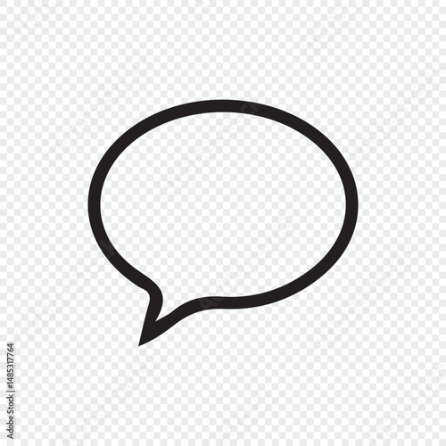 Online message speech bubble social media app. Web chat sign. vector illustration eps 10