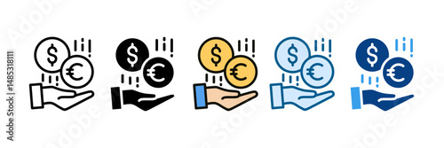 Benefit Icon Set Multiple Style Collection