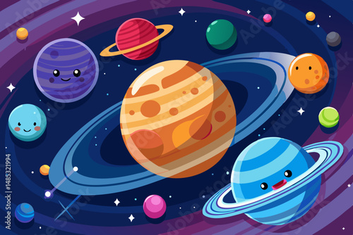 space rocket in space