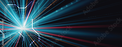 Abstract high technology and science background