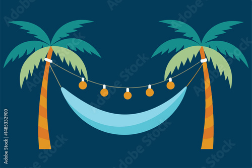 vector illustration of a palm tree