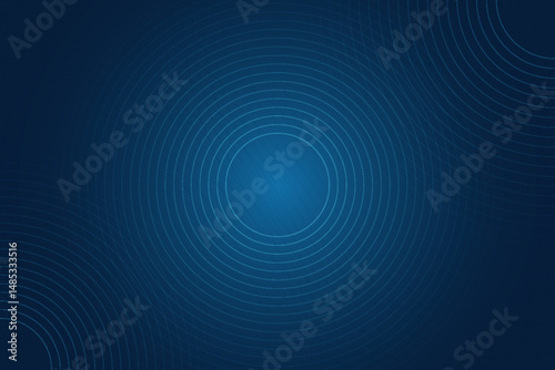 Dark blue dynamic abstract vector background with diagonal lines. 3d business presentation banner cover for sales event evening party. Fast moving circles and soft wave lines and decoration lines.