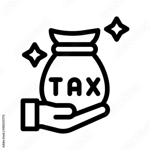 taxpayer line icon