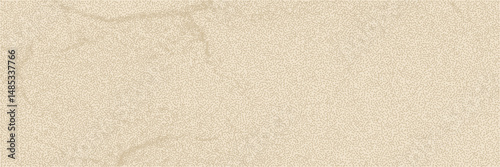 Minimalistic grainy eggshell paper texture background. Organic material effect pattern. Vector banner.