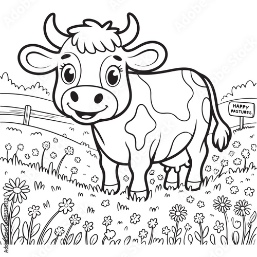 Cozy Farm Coloring Pages For Kids