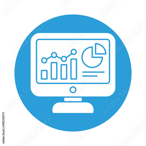 Dashboard Vector icon which can easily modify or edit