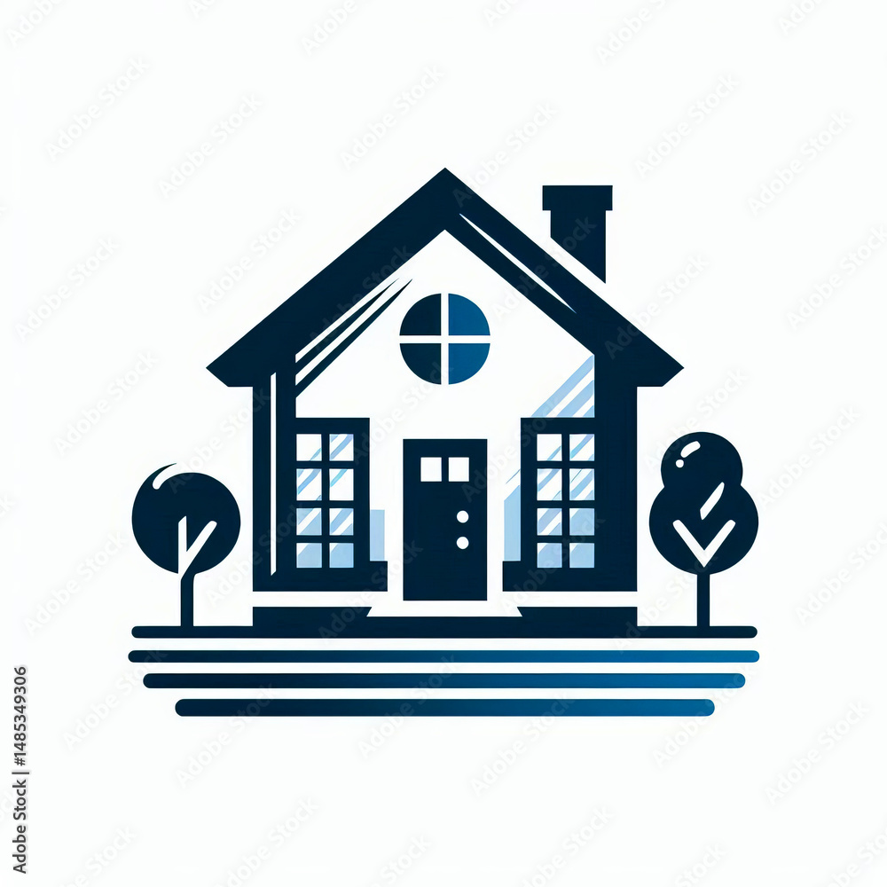 Fototapeta premium Real Estate Home Logo 