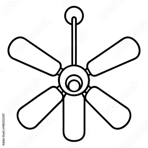 fan icon vector illustration