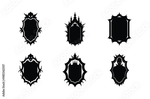 Dark Victorian Gothic Frame Icon