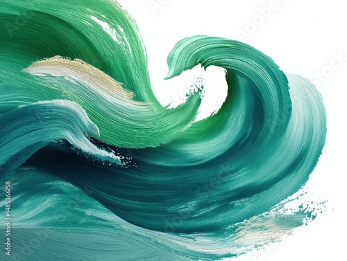 Dynamic ocean wave artwork coastal region digital art abstract aesthetics elevated perspective fluidity representation