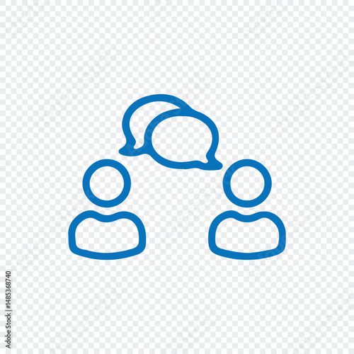 Chat icon vector isolated on background. Trendy message symbol. vector illustration eps 10