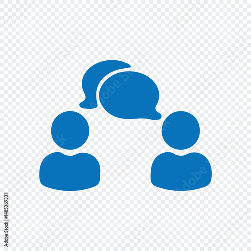 Chat icon vector isolated on background. Trendy message symbol. vector illustration eps 10