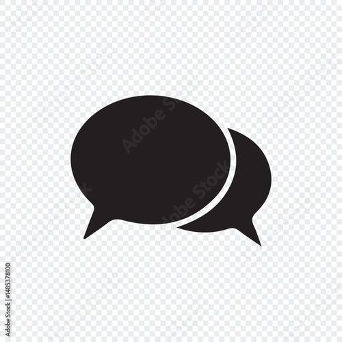 Chat icon set. speech bubble icon. comment icon vector. message. contact us. online chat icon. vector eps 10