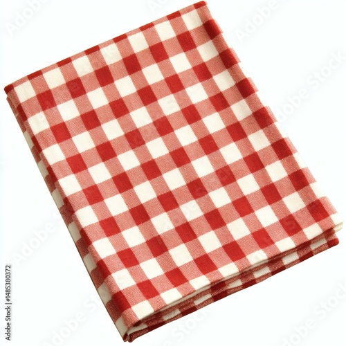 Red and White Gingham Tablecloth