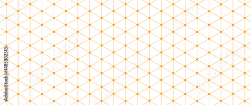 Vector modern gold geometric lines and dots technology background