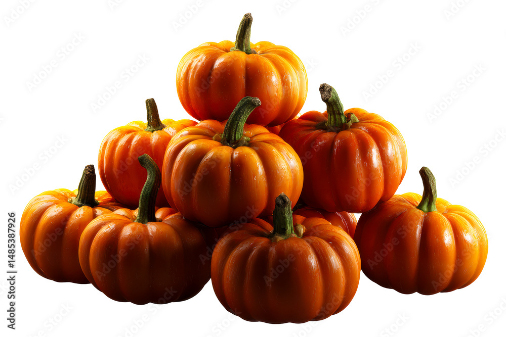Pumpkin display stacked in a creative arrangement for fall decor Pumpkin display stacked in a creative arrangement for fall decor