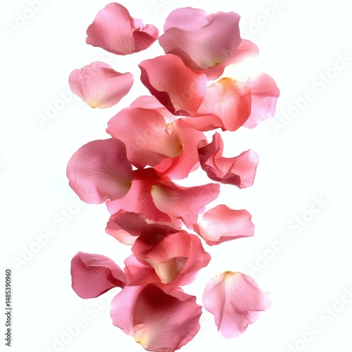 Wallpaper Mural Rose Petals Falling Gracefully Torontodigital.ca