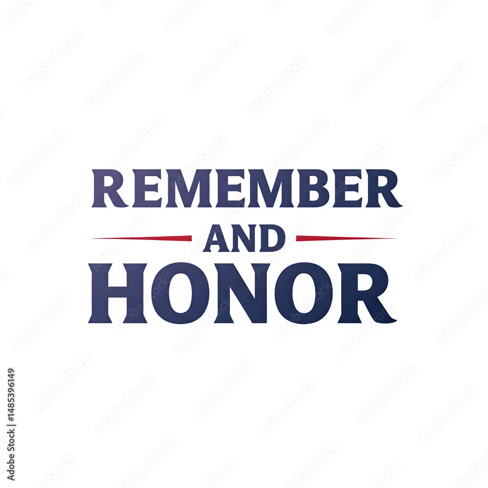 Fototapeta premium A Memorial Day graphic, highlighting the USA flag fluttering with accompanying text