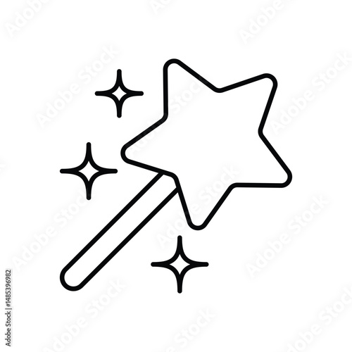 Magic Wand Vector icon