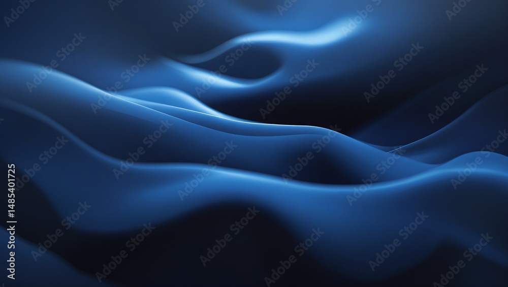 Obraz premium blue silk background