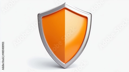 Free Download Orange shield - GFXLoad