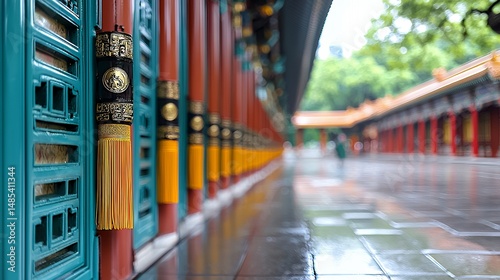Chinese Architecture Corridor Decorations
